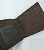 Portfel projektant krótkiej kwadratowej torebki uchwyt na karty luksusowe portfele dla kobiet opakowanie drukowane wytłoczenie siatki konstrukcja wysokiej klasy męskie torebki Billfold torebka