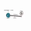 50pcs shippment Body Piercing JewelryCrystal Tongue Ring BarNipple Barbells Mix Colors9876291