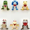 Nowa kreskówka Open Mouth Tyrannosaurus REX Hand Hand Puppet rodzic-dziecko Interaktywne dinozaur Plush Doll Toy Wczesna edukacja Prezent dla dzieci