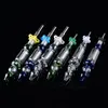 Glass Water Pipes Smoking Hookahs NC Kits Nector Collector 10mm 14mm joint Oil Rigs With Titanium Nail Nector Collectors Dabber Tools