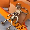 S Designers Keychain Car Key Chain Solid Color Monogrammed Keychains Fashion Leisure Astronaut Men Women Bag Pendant Accessories with Box 2 Options Good Nice