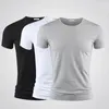 3st mäns toppar tees t shirt män mode trender fitness tshirt sommar o nack kort ärm b01389