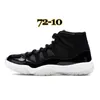 Jumpman 11 Retro mężczyzn buty do koszykówki Cherry Pure Violet Cool Grey Obsidian Nieustraszony lot pierwszej klasy Green Backboard Sport Designer Treaker Treaker Treaker EUR 36-47