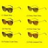 Sunglasses Trendy Clip On Women UV400 Shades Blue Light Oversized Glasses Outdoor Driving Polarized Vintage Sun GlassesSunglasses3457023