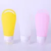 Storage Bottles & Jars 3Pcs/lot Hanging Hole Can Be Hung Silicone Hand Sub-bottling Cosmetic Portable Travel Sub-bottleStorage