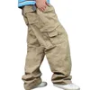 Gamba larga Hip Hop Pantaloni cargo Harem in cotone casual Pantaloni larghi larghi Streetwear Pantaloni sportivi taglie forti Abbigliamento uomo 220811