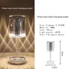 Diamond Line Crystal Touch Table Lamp Restaurant Ins Net Red Bedroom Bedside Atmosphere Night Light