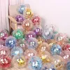 12" goldene bunte Konfetti-Latexballons für Partydekorationen, Hochzeit, Brautantrag, Geburtstag, Weihnachten, Zubehör MJ0729