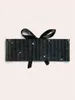 Ceintures femmes mode large ceinture de luxe brillant cristal pansement Cummerbunds pour dames robe pull taille élastique ceintures