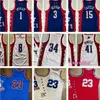 Mitchell Ness 1996 West East All-Star Basketball Jerseys Real Tecentic Ed 1 Tracy 3 Allen McGrady Iverson 15 Carter 23 James Allstar 2004