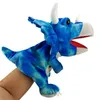 Nowa kreskówka Open Mouth Tyrannosaurus REX Hand Hand Puppet rodzic-dziecko Interaktywne dinozaur Plush Doll Toy Wczesna edukacja Prezent dla dzieci