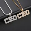 Pendant Necklaces Hip Hop High Quality Fashion Jewelry Rapper Rock 3mm Custom Name For Men's Pendants NecklacePendant