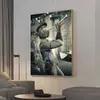 Monkey Rooking Handjob Street Art Posters en Prints Animal Canvas Painting Wall Art for Living Room Decoration Cuadros