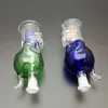 Mini Color skull glass water bottle Glass bongs Oil Burner Glass Water Pipe Oil Rigs Smoking Rigs