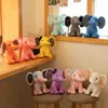 Enfants Éléphant En Peluche Jouets Avec Chapeau De Noël Doux Oreiller En Peluche Animaux De Bande Dessinée Doux Poupées Jouets Enfants Dormir Dos Coussin Childre253c