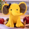 Jouets en peluche petits éléphants, animaux en peluche, poupées mignonnes, accessoires de mariage, cadeaux d'anniversaire et de noël pour enfants, vente en gros, 828