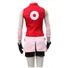 Haruno Sakura Cosplay Costume Girls Skirt Outfit Halloween Carnival Comples