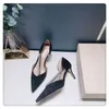 Sandals High Heels Leather Luxury Shoes Fashion Women Dance Designer Sexy Lady Metal Belt Buckle Pumps 220811