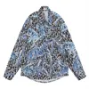 Designer Cloud Blue Hawaiian Style Herren Kurzarmdrucken Shirt Plus Size Casual Kragenknopf loser Strand