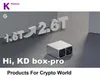 الأصلي KD Box Pro 2.6T Hashrate KDA Miner تم ترقيته من صندوق KD مع مزود الطاقة اختياري خوارزمية Kadena