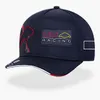 F1 team 2022 blue special edition racing flat brimmed hat men's driver baseball cap