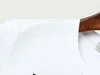Camiseta de hombre Blanco y negro Verano estampado de cuello redondo moda de lujo diseñador de palabras clásico Camiseta de grado superior algodón Transpirable absorbible por el sudor Slim XL 2XL 3XL