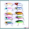 Baits Lures Fishing Sports Outdoors New Rattlin Atificial Plastic Crank Bait 5.5Cm 8G Big 3D Eyes Alice Mouth Striped Bass Lure Dr Dhofn