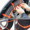 Nouveau 2010 pièces voiture hiver pneu roues chaînes à neige neige pneu chaînes antidérapantes roue pneu câble ceinture hiver extérieur chaîne d'urgence8603231