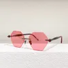 Solglasögon för män Kvinnor Summer Maske Style Antiultraviolet Retro Plate Full Frame Glasses Random Box7958279