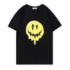 2022 Zomer Parijs Designer T-shirts Mens Classic Smiley Gezicht Afdrukken T-shirts Mannen Vrouwen Mode T-shirt Casual Streetwear Katoen tops Tee