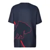 2022 été nouveau t-shirt F1 formule 1 combinaison de course sport automobile t-shirt à manches courtes col rond salopette de voiture haut à séchage rapide personnalisé