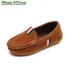 Mode weiche Jungen Schuhe Kinder Loafer Slip auf Kinder Casual Sneakers für Kleinkind große 4 Farben klassische klassische Version 220811