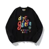 Trend 2022 spring and autumn new style galery funny color letter printing men's and women's casual children's sweater