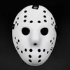 Maskeradmasker Jason Voorhees mask fredag ​​den 13: e skräckfilm Hockey Mask Scary Halloween Costume Cosplay Plastic Party Masks FY2931