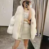 Fashion Autumn And Winter 2021 New Imitation Fur Fur Stitched Pearl Small Fragrance Fashion Coat Rivet Thickened Coat T220810