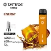 QK Tastefog Original Marque Usine Jetable Vape Cigarette Électronique Bouffées 4000 Pod Dispositif Fruit Glace Rechargeable E-Cigarette Saveur Vap