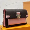 Catene vavin crossbody borse mini flap clutch borse women borse borsetta vecchia lettere di moda in pelle di fiori stampica