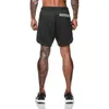 Retro Senderismo Camo Pantalones cortos para correr Pantalones cortos de compresión para hombre con bolsillo para teléfono Dos pisos de secado rápido GYM Fitness Jogging Workout Pantalones cortos