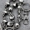 Keychains Unsex Gothic Jeans Chain Punk Skeleton broek broek Biker Wallet ChainKeyChains KeychainsKeyChains