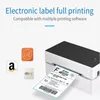 Thermal Label Printer 4インチ110mm接着ステッカー用のBluetooth USBインターフェイスで印刷