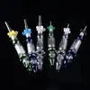 Glass Water Pipes Smoking Hookahs NC Kits Nector Collector 10mm 14mm joint Oil Rigs With Titanium Nail Nector Collectors Dabber Tools