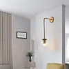 Wandlamp loft glazen kogellampen retro antieke lichten voor slaapkamerbed woonkamer gangpad trappen Alstromige binnenverlichtingwand