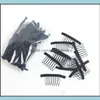Клипки для удлинения волос Инструменты продукты 7 Theeth The Eth Ethe Wig Combs для Caps extensi dhakc