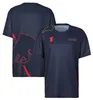 2022 zomer nieuwe F1 t-shirt formule 1 racepak motorsport korte mouwen ronde hals t-shirt auto overalls op maat sneldrogende top