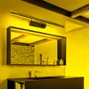 Lâmpada de parede 3W/5W/7W Light Light Bathroom espelho quente/branco White Washroon Aço inoxidável de alumínio com parede de mudança