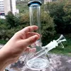 8.5 inch Clear Glass Water Bongs Hookahs 7mm Thickness Oil Dab Rigs Shisha Smoking Pipes with Female 18mm