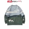 LAPPSTERYouth Uomo Mucche Vintage Maglioni invernali Pullover Uomo ONeck Moda coreana Maglione Donna Casual Harajuku Abbigliamento 220811