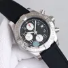 メンズウォッチクォーツムーブメントウォッチ腕時計サファイア45mmキャンバスラバーストラップ複数のカラー腕時計261m