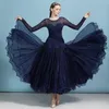 مرحلة ارتداء الفساتين قاعة الرقص اللاتينية رومبا زي رقص حديثة لباس قياسي