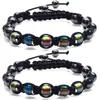 Black Gall Stone Termocrômico Breated Bracelet Perda de peso Slimming Terapia magnética Bracelet Energy Jóias de ímãs